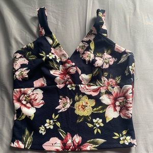 floral tank top